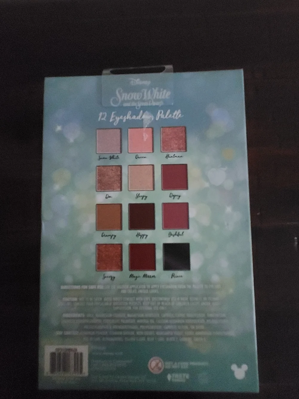 Disney Snow White Eyeshadow Palette — Pastel Blue & Cream Shades